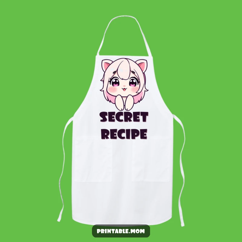 Funny Mom Apron: Playful Wink Cooking Fun, Perfect Sassy Kitchen Gift
