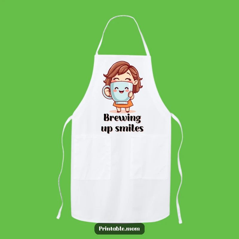 Funny Mom Coffee Apron: Keep Your Style Strong with Morning Humor