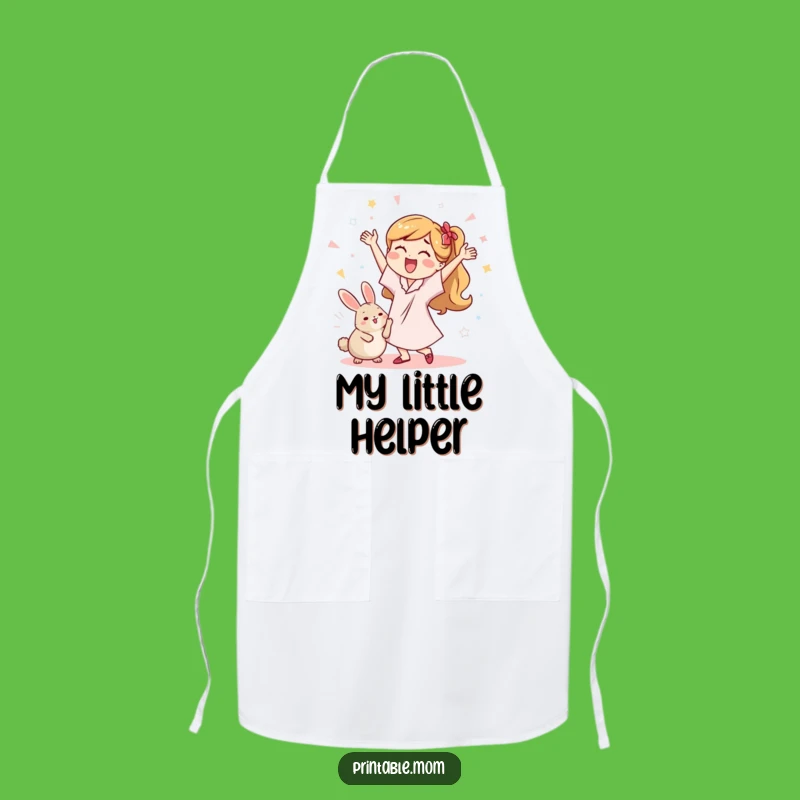 Funny Mom's Dust Bunny Dance Apron - Clean Up with Cheer!