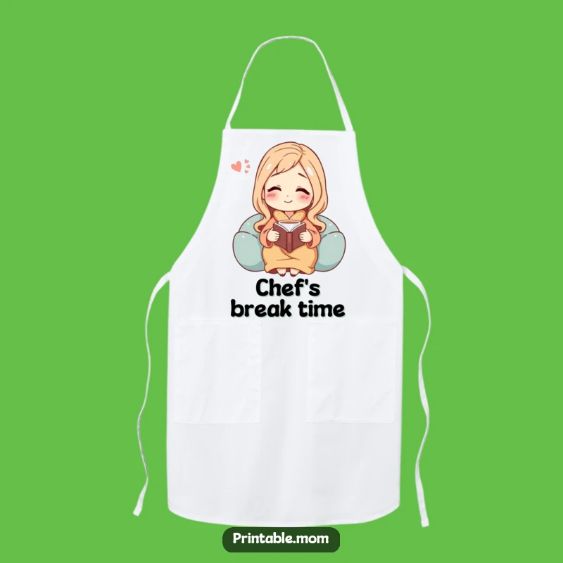 Funny Mom's Kitchen Break Apron - Cook with Calm & Humor!