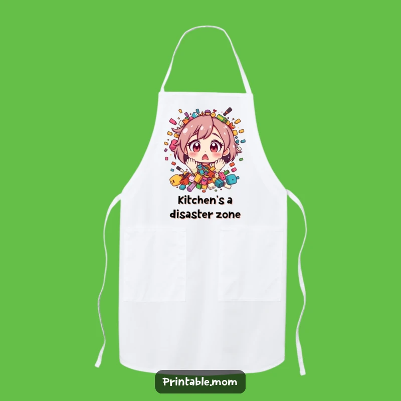 Funny Mom's Toy Battle Apron - Cook with Humorous Preparedness!