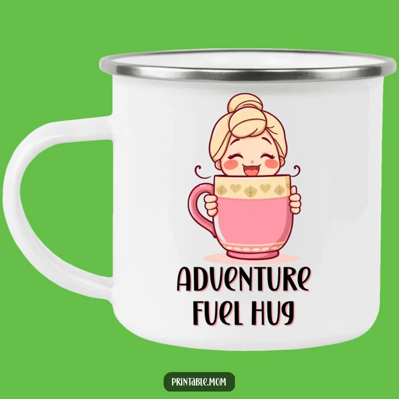 Funny Camp Mom Mug: Giant Coffee Hug, Outdoor Adventure Gift!