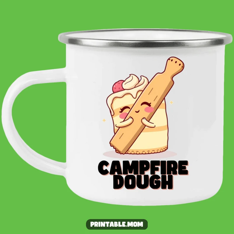 Adventure Ready Funny Cake Rolling Pin Hug Mug: Bake On the Go!