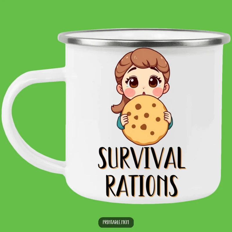 Funny Mom Campfire Cookie Mug: Hilarious Outdoor Gift for Adventurous Moms!