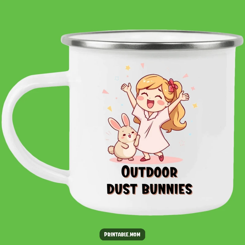 Funny Mom's Dust Bunny Camping Mug - Celebrate Anywhere!
