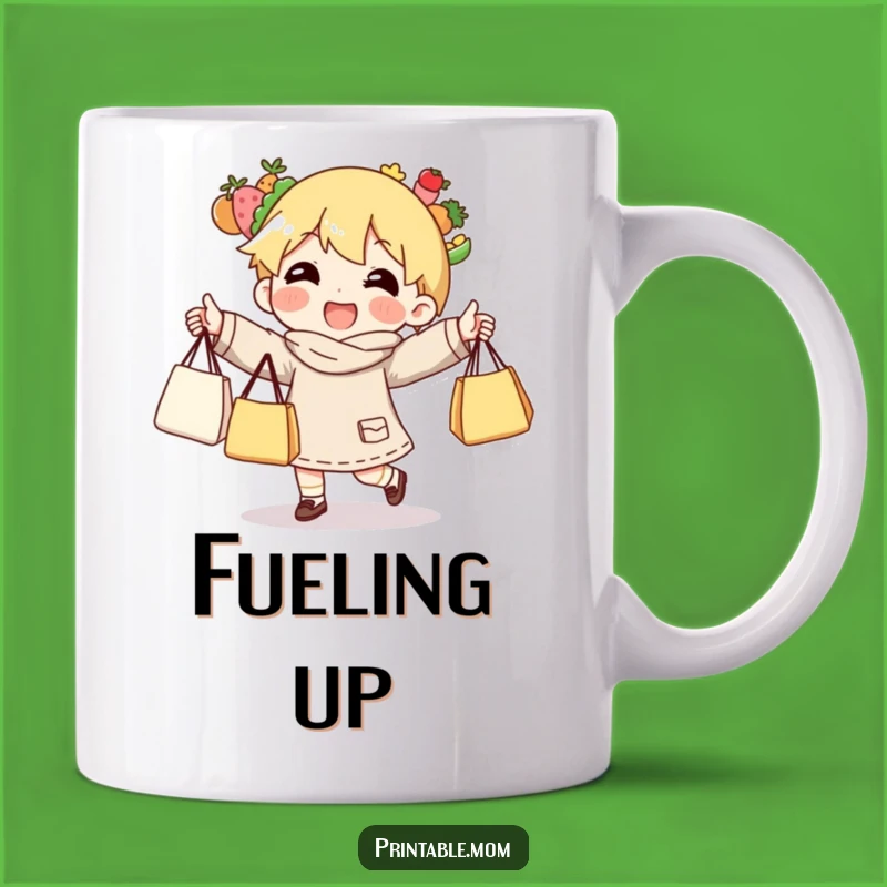 Funny Grocery Juggling Mug: Perfect Gift for the Overwhelmed Shopper