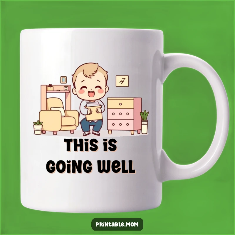 Funny IKEA Struggle Mug: The Perfect Gift for Flat-Pack Furniture Fiasco Fans