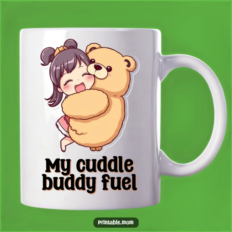 Funny Mom Hug Mug - Enthusiastic Giant Stuffed Animal Lover Mom Gift