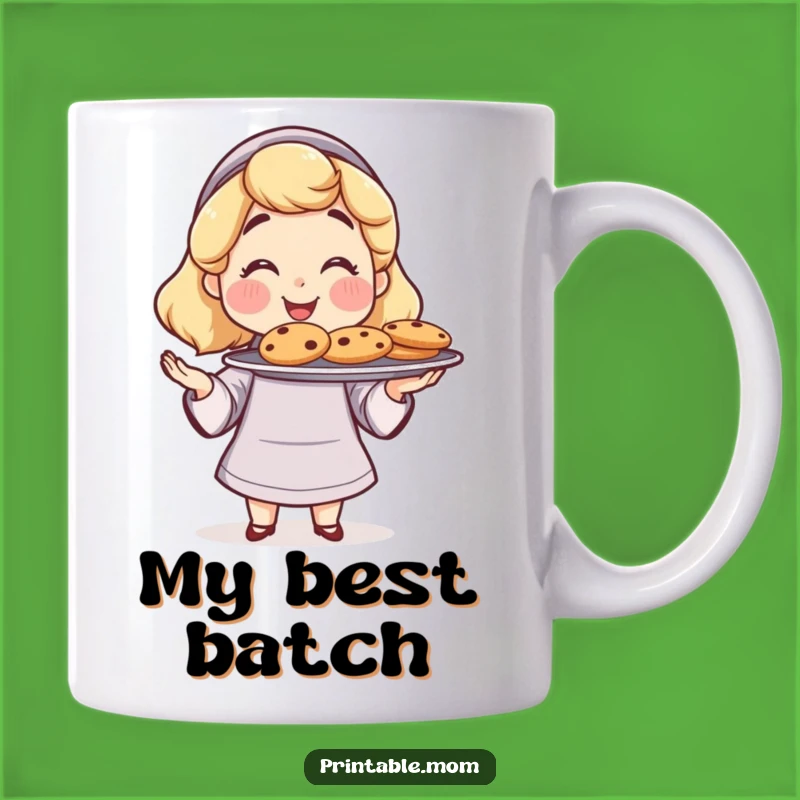 Funny Mom's Pride Mug: Baker Mom's Delicious Cookies, a Hilarious Gift!