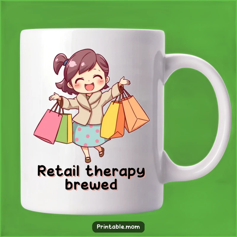 Funny Mom Shopper Mug: Hilarious Gift for the Unstoppable Mom Extraordinaire!