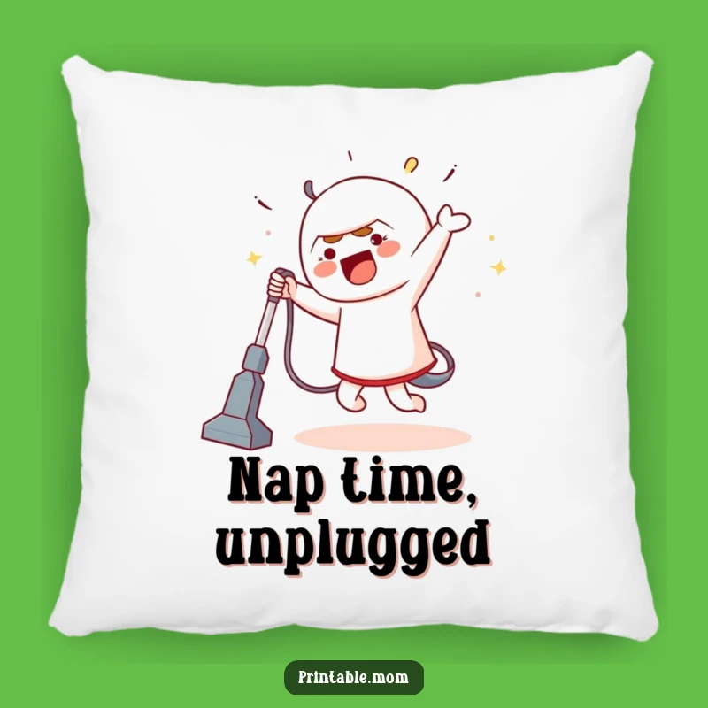 Funny Dancer Pillow: Cozy Silly Vacuum Dance Funny Gift Cushion