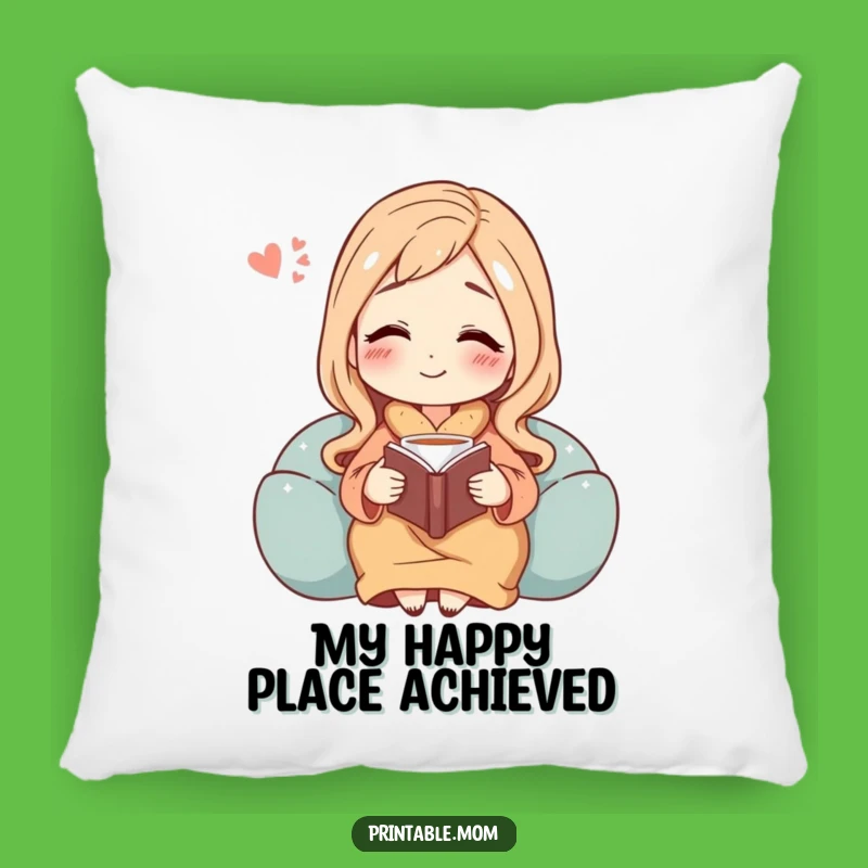 Funny Mom's Comfort Pillow - Soft Relaxation & Humorous Serenity!