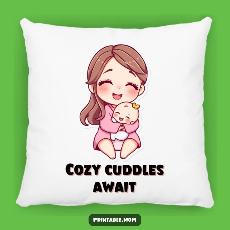 Funny Motherly Hug Pillow: Cozy Comfort & Tender Love!