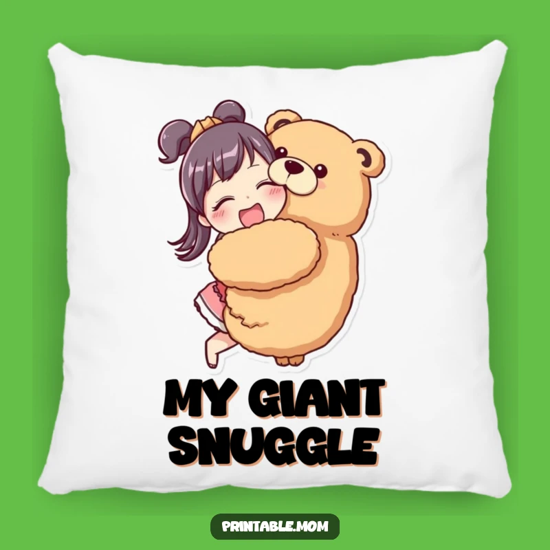 Funny Mom Hug Pillow - Cozy Enthusiastic Plush Lover Mom Decor Gift