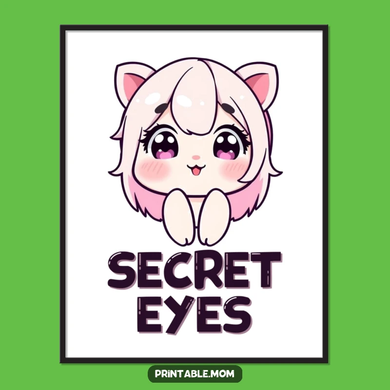 Funny Mom Digital Art: Playful Wink, Perfect Instant Sassy Decor