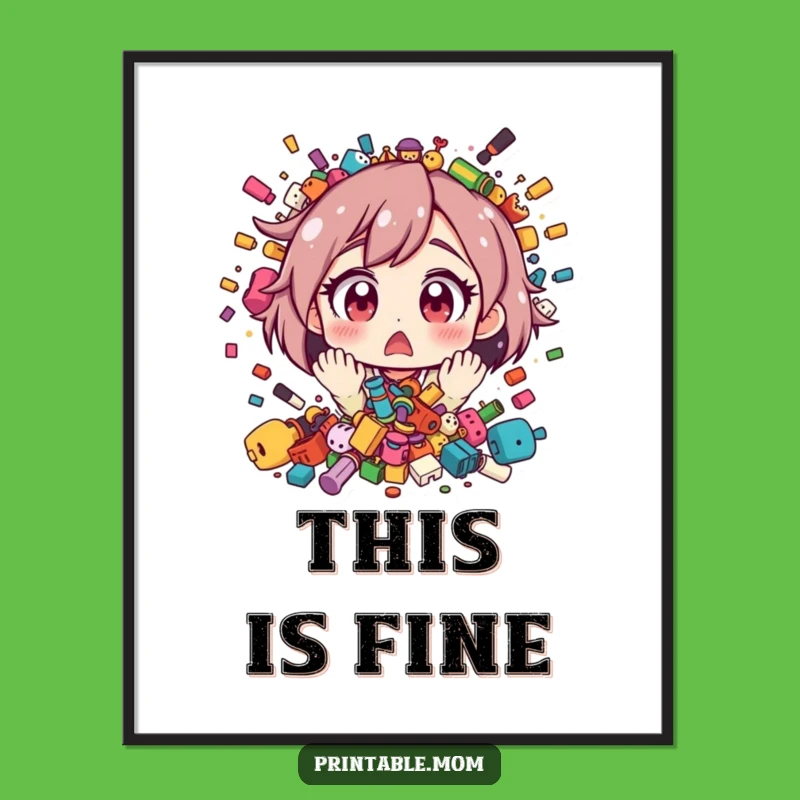 Funny Mom's Toy Surprise Digital Art - Instant Parenting Humor Decor!