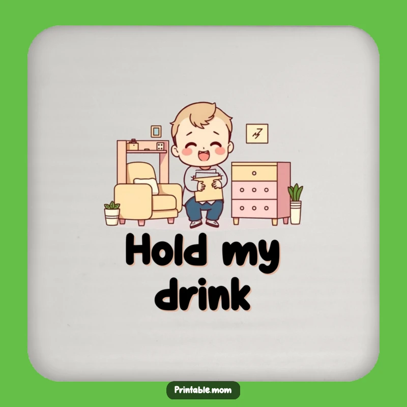 Funny Flat-Pack Furniture Coasters: Protect Your Surfaces with Laughs