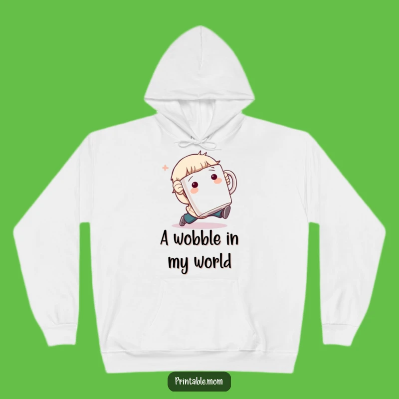 Funny Hoodie: Comical Tripping Character, Warm and Hilarious Gift Idea