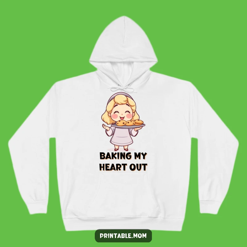 Funny Mom Baker Hoodie: Cozy Pride, a Hilarious Gift for Moms!