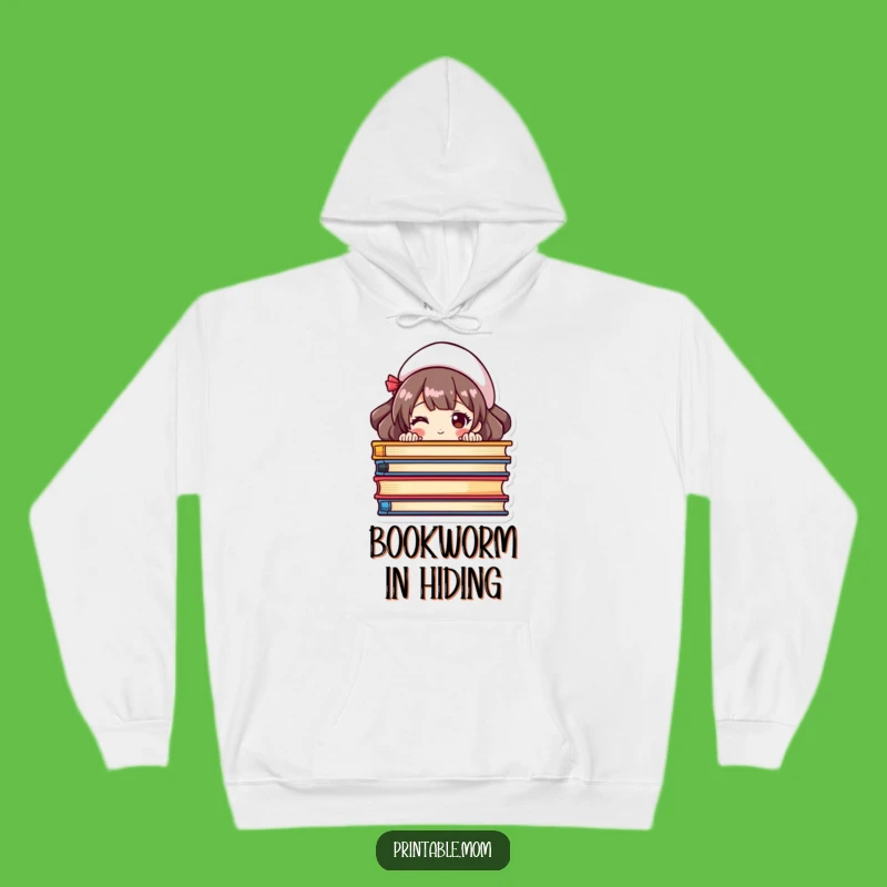 Funny Bookworm Mom Hoodie - Cozy Sweatshirt for the Reading Mom, Great Gift