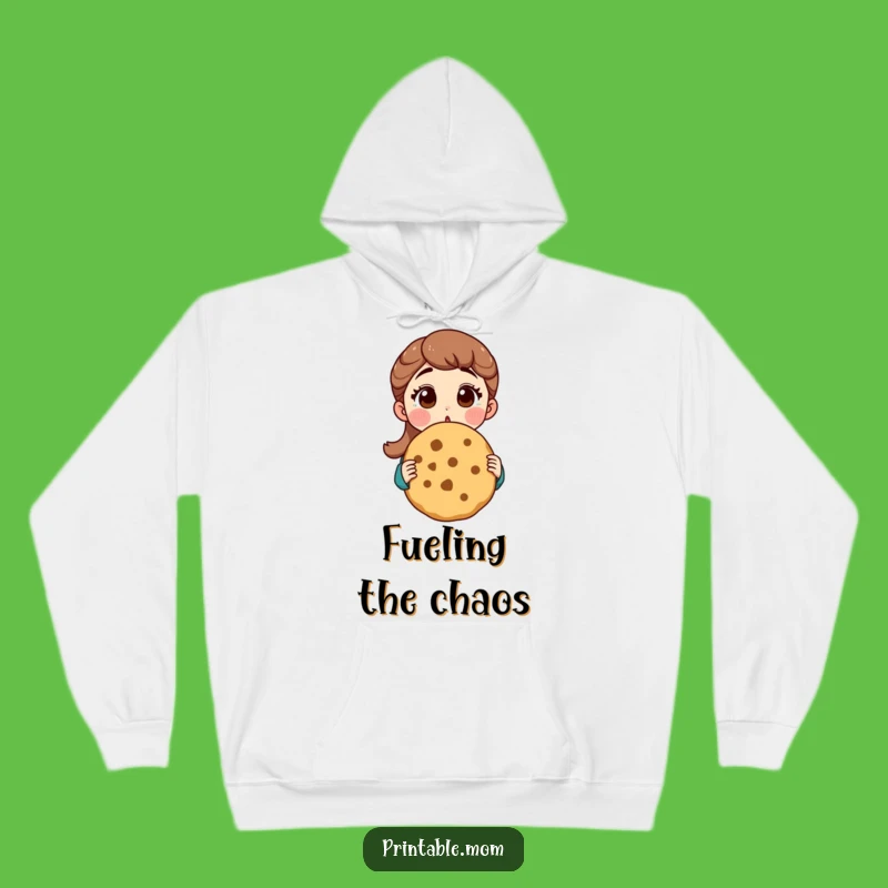 Funny Mom Cookie Hugger Hoodie: Cozy & Hilarious Gift for Moms Who Indulge!