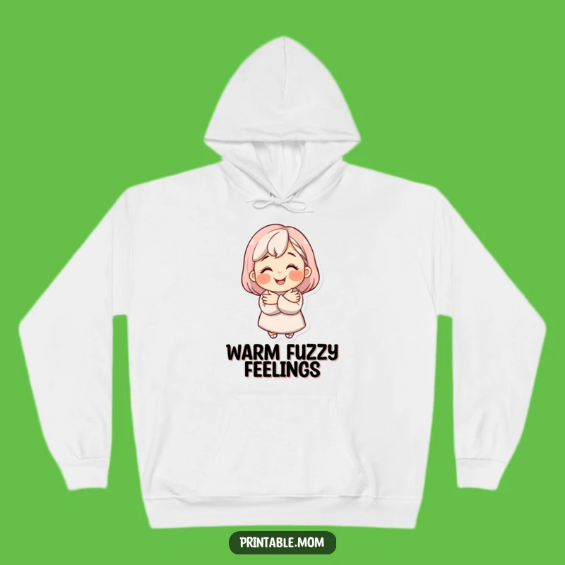 Cozy Funny Mom Hoodie - Beaming Smile Warm Hug Gift