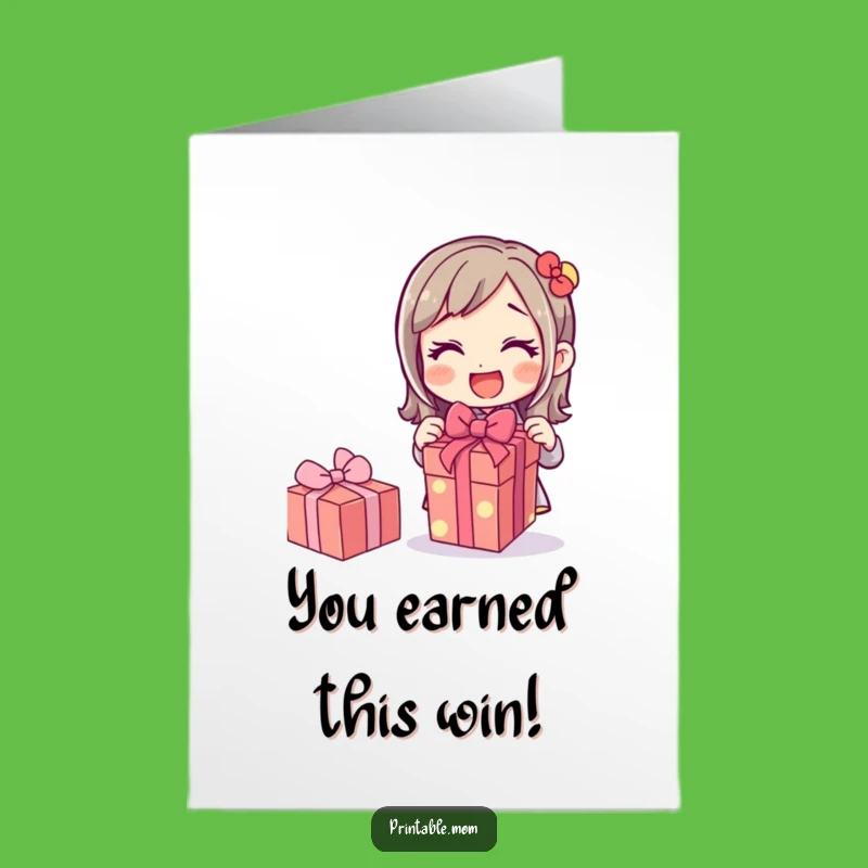 Free Printable Congrats Card for Mom: Exciting Gift Surprise