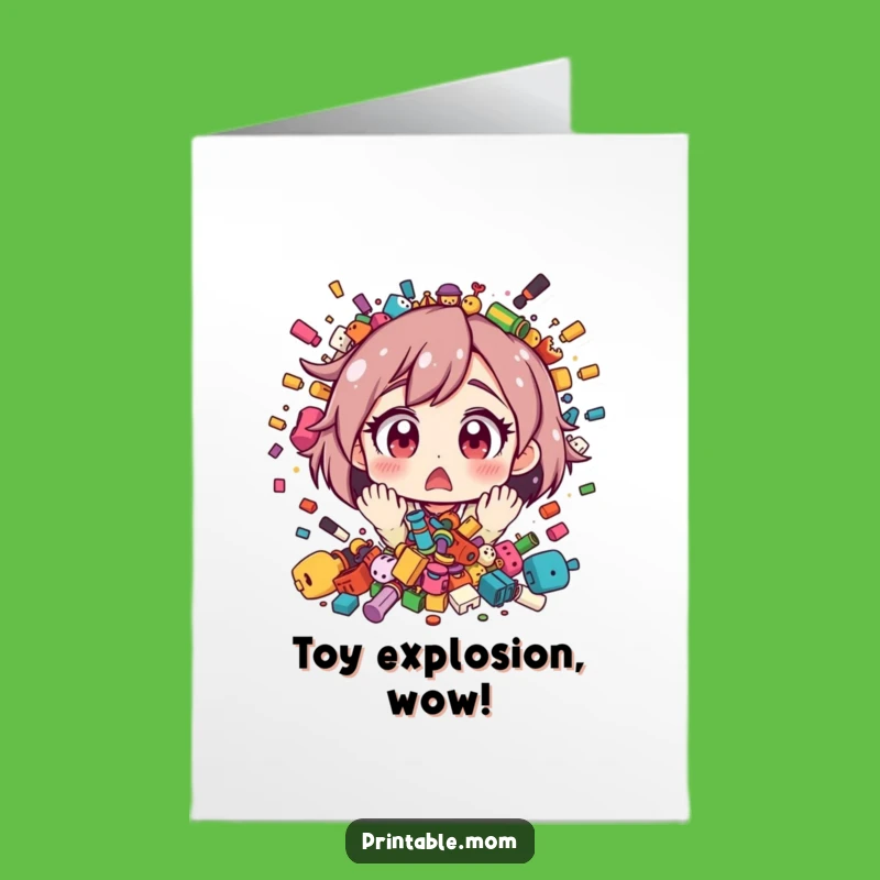 Free Printable Congrats Card for Mom - Toy Chaos Celebration!