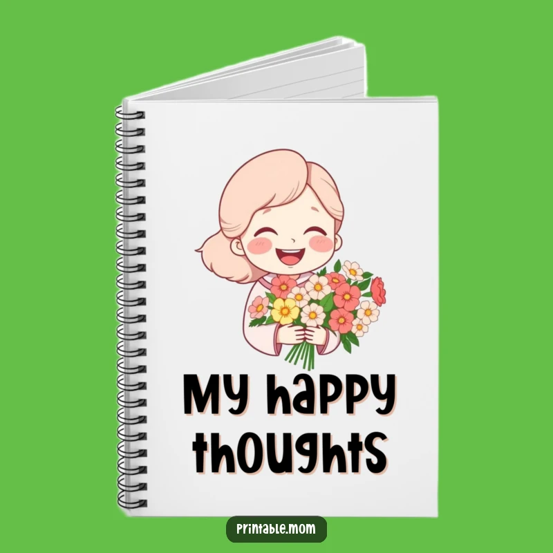 Funny Mom Flower Notebook: Laughing Mom's Journal, Ideal Funny Gift!