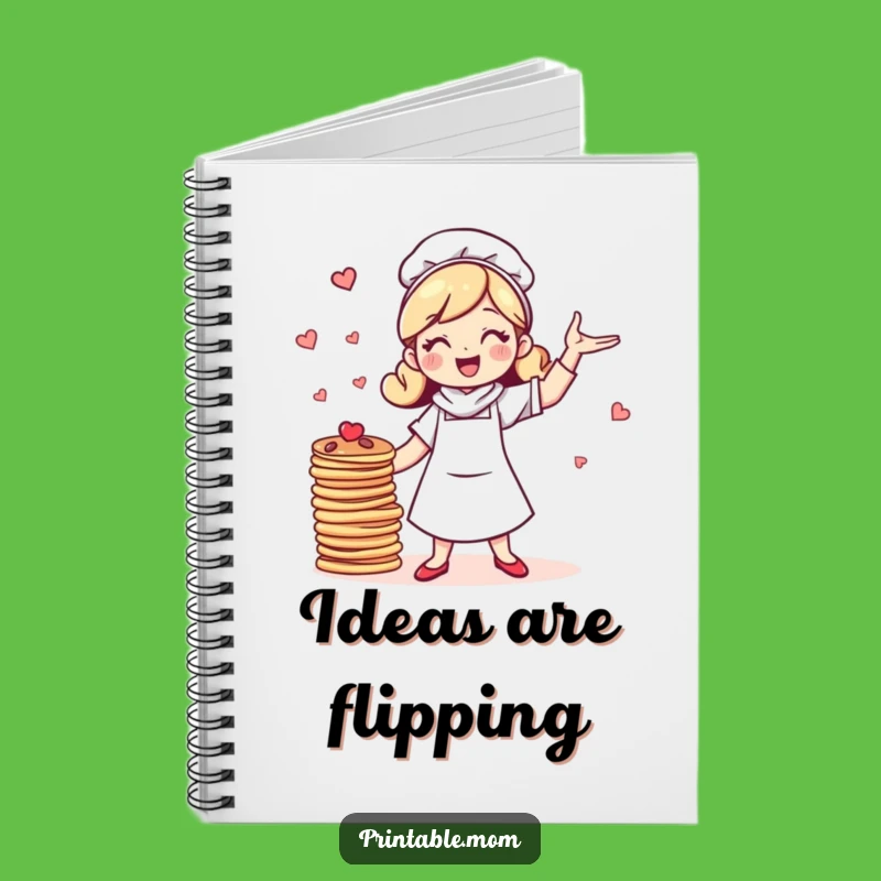 Funny Mom's Pancake Planner Notebook: Juggling Life with Humor, Gift!