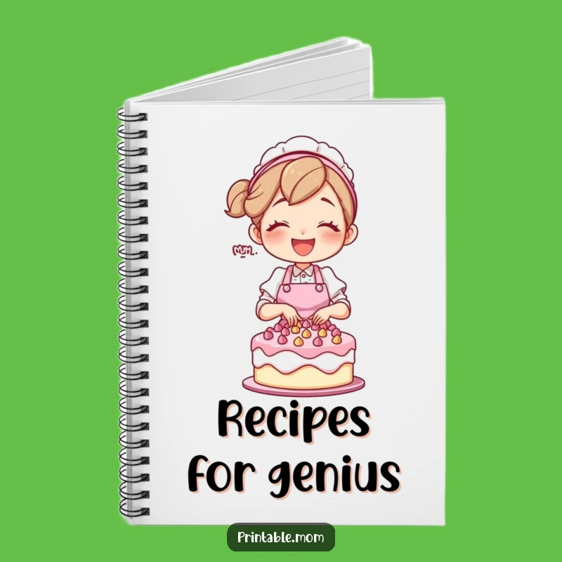 Funny Baking Mom Notebook: Joyful Recipes, Great Mom Gift Idea