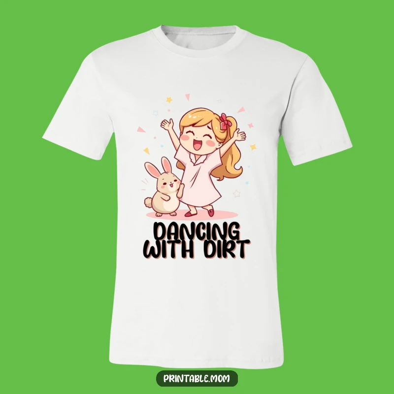 Funny Mom's Dust Bunny Boogie T-Shirt - Hilarious Cleaning Celebration!