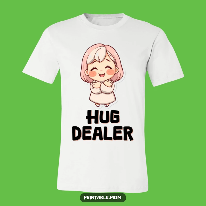 Funny Mom Hug T-Shirt - Beaming Smile Loving Mom Tee Gift