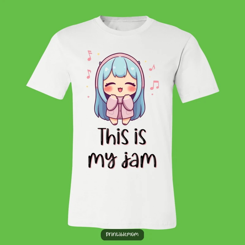 Funny Mom T-Shirt: Eyes Closed, Humming Happily, Ideal Gift for Moms