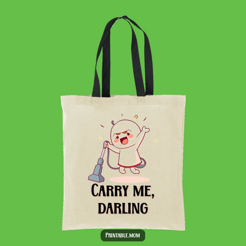 Funny Dancer Tote Bag: Carry Cleaning Fun Hilarious Funny Gift Bag